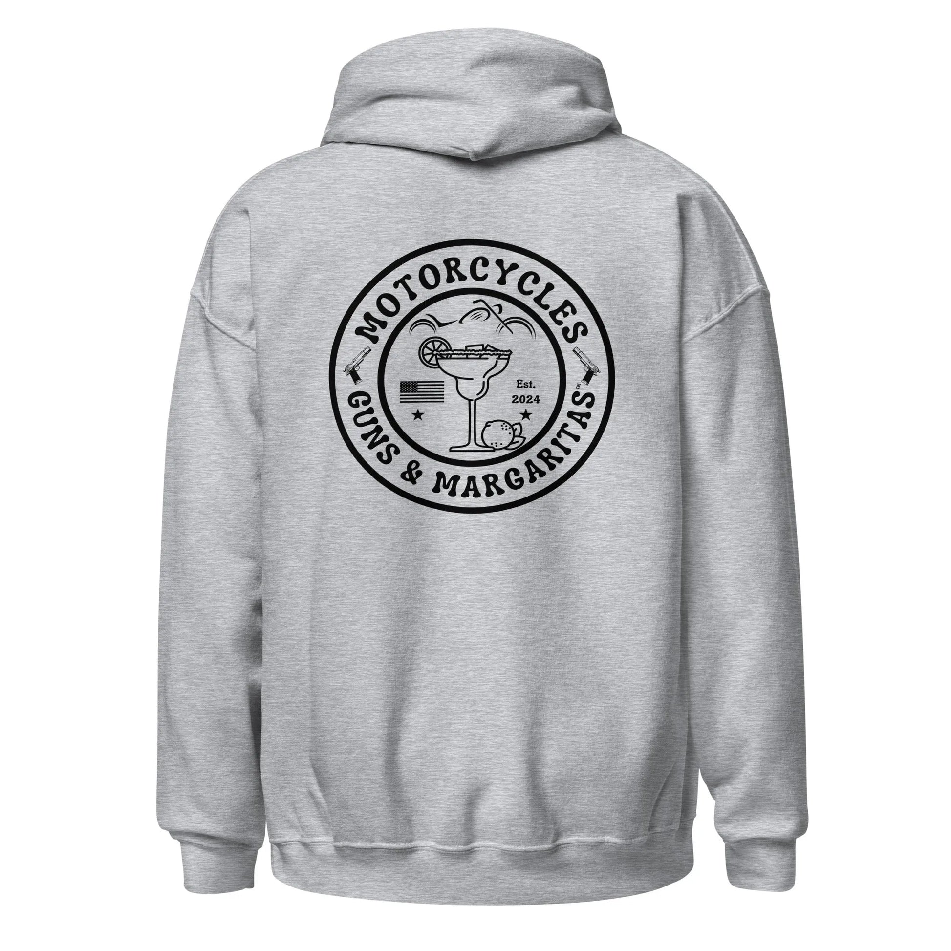 Motorcycles Guns & Margaritas Hoodie - Unisex - ShopMGW Clothing