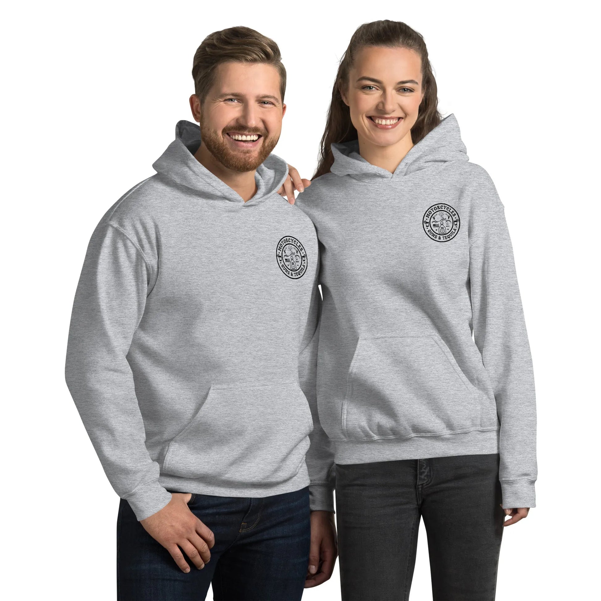 Motorcycles Guns & Tequila Hoodie - Unisex - ShopMGW Clothing