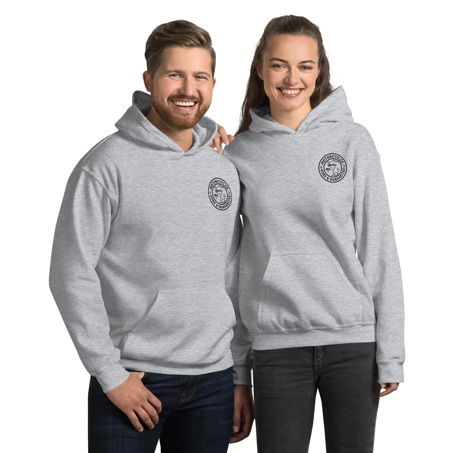 Motorcycles Guns & Margaritas Hoodie - Unisex - ShopMGW Clothing