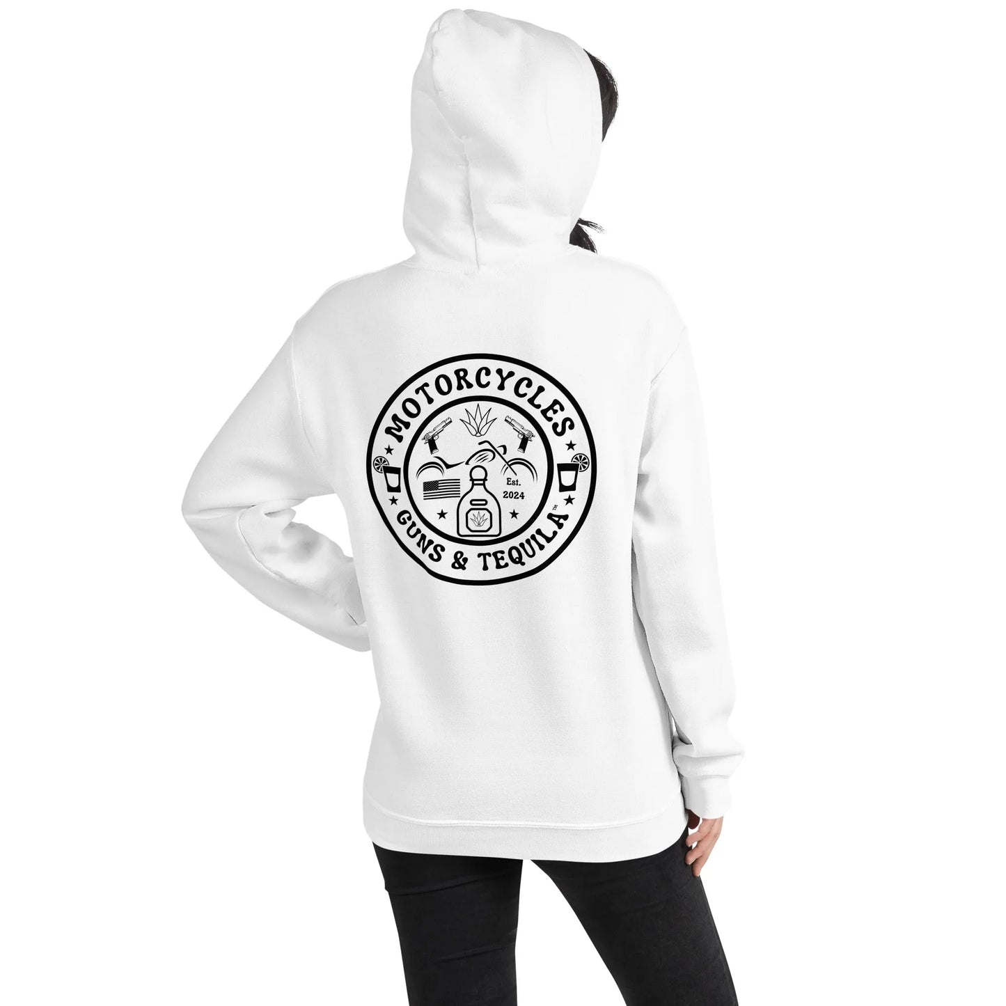 Motorcycles Guns & Tequila Hoodie - Unisex - ShopMGW Clothing