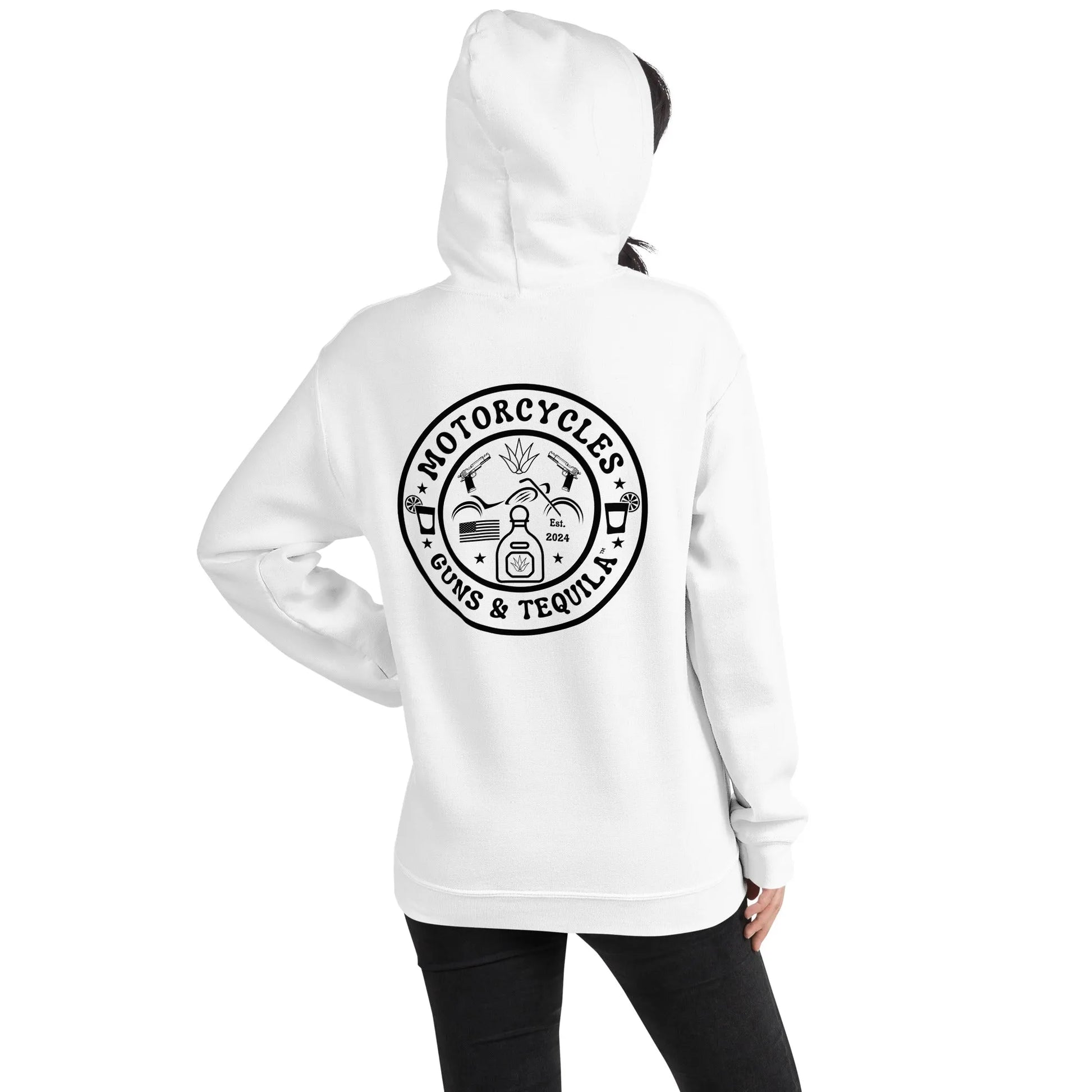 Motorcycles Guns & Tequila Hoodie - Unisex - ShopMGW Clothing