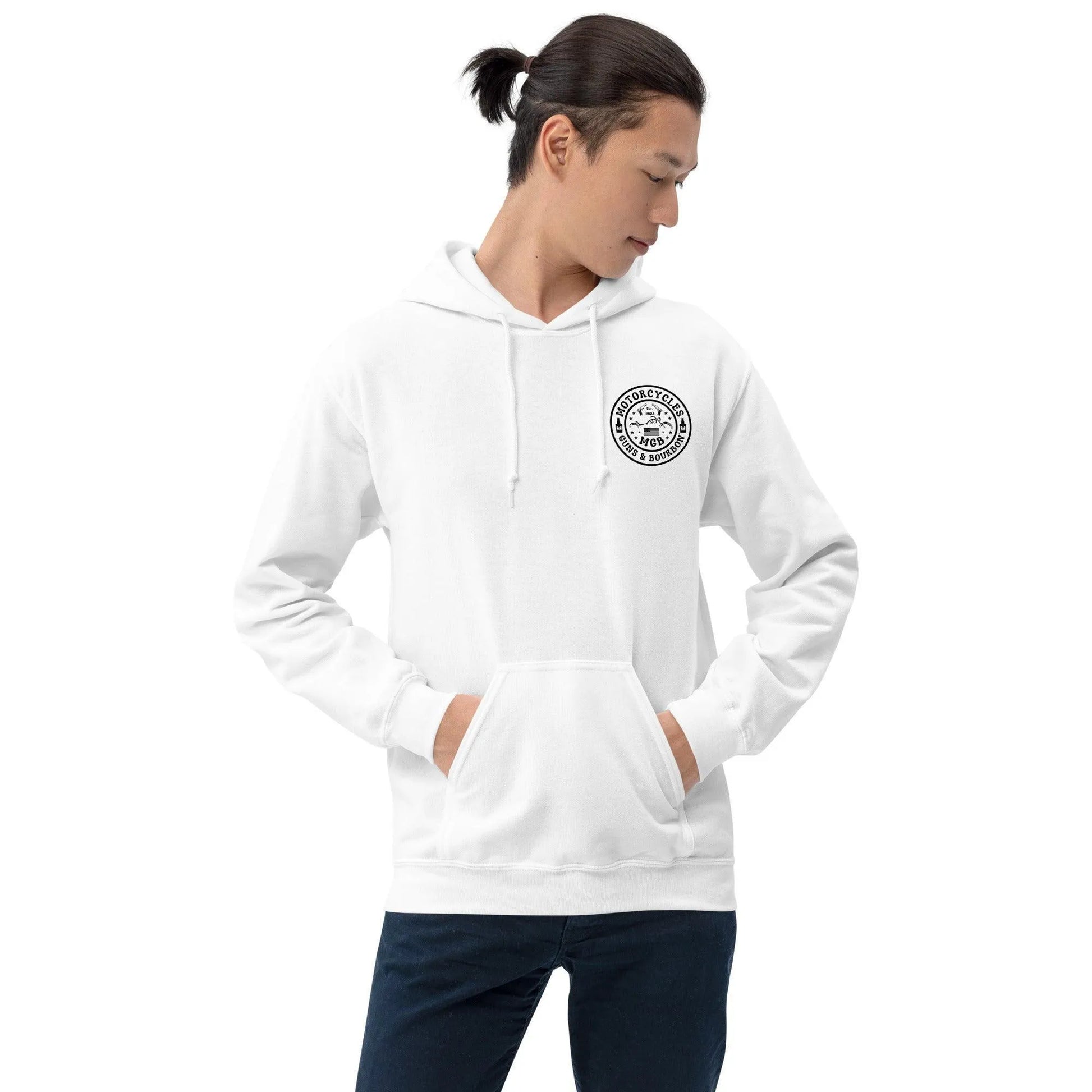 Motorcycles Guns & Bourbon Hoodie - Unisex -MGW Clothing