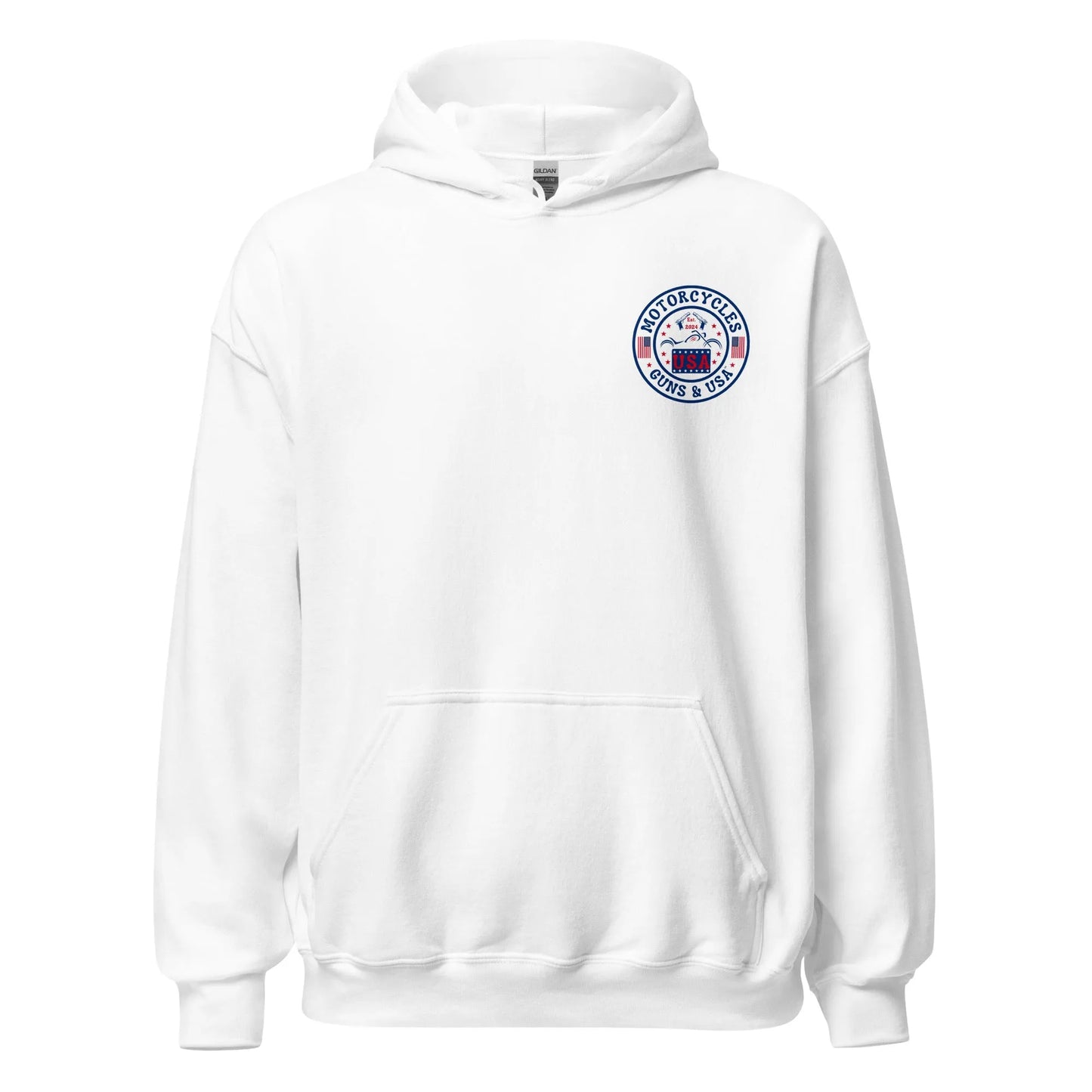 Motorcycles Guns & USA Hoodie - Unisex - ShopMGW Clothing