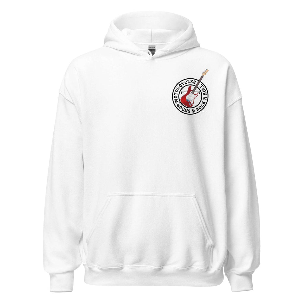 Motorcycles Guns And Rock N Roll Hoodie - MGW Clothing