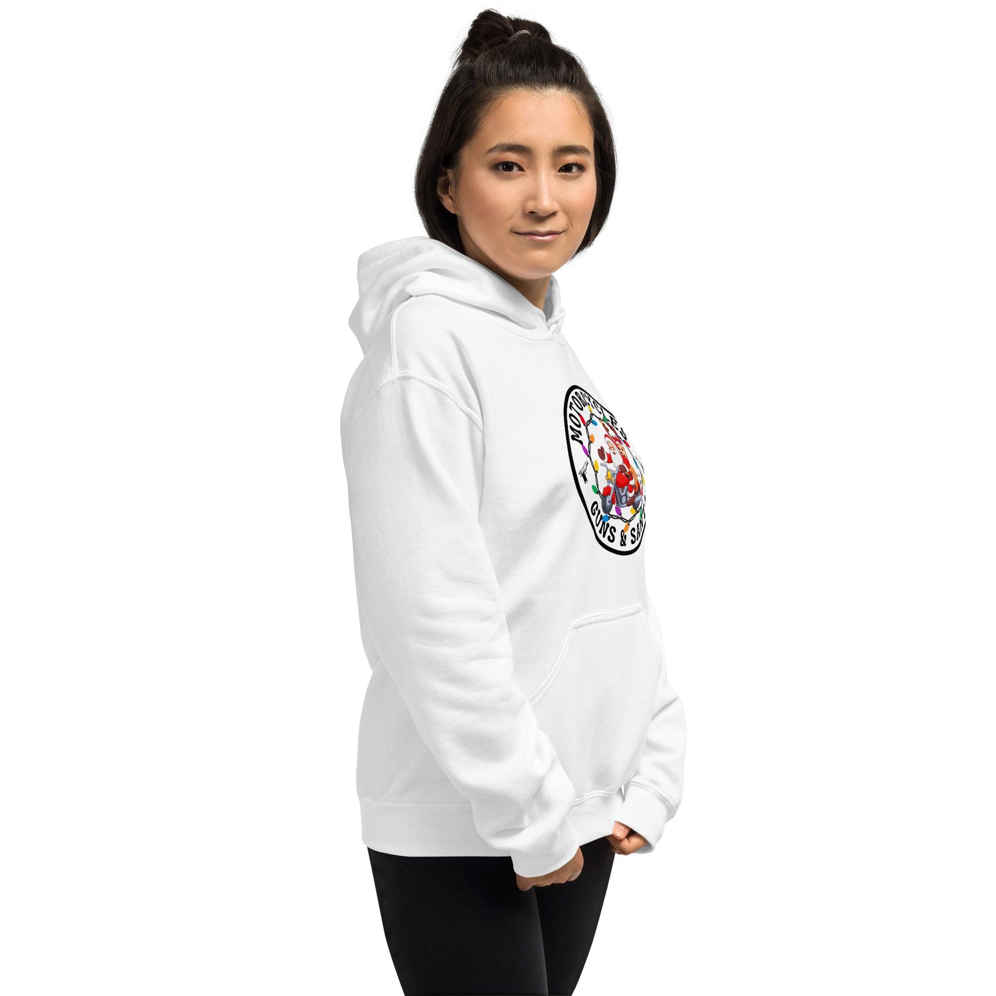 Motorcycles Guns & Santa Hoodie - Unisex -MGW Clothing