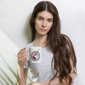 Motorcycles Guns And Rock N Roll White Coffee Mug - MGW Clothing