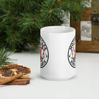 Motorcycles Guns And Santa White Glossy Mug - MGW Clothing