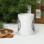 Motorcycles Guns And Santa White Glossy Mug - MGW Clothing