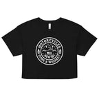 Motorcycles Guns And Whiskey Womens Crop Top - MGW Clothing