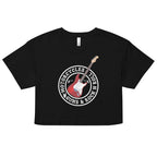 Motorcycles Guns And Rock N Roll Womens Crop Top - MGW Clothing