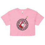 Motorcycles Guns And Rock N Roll Womens Crop Top - MGW Clothing