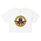 Motorcycles Guns And Roses Womens Crop Top - MGW Clothing