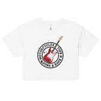 Motorcycles Guns And Rock N Roll Womens Crop Top - MGW Clothing