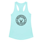 Motorcycles Guns And Tattoos Tank Top Womens Fitted Racerback - MGW Clothing