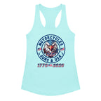 Motorcycles Guns And Usa 250Th Racerback Tank Womens Fitted - MGW Clothing