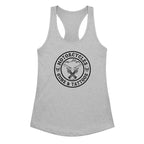 Motorcycles Guns And Tattoos Tank Top Womens Fitted Racerback - MGW Clothing