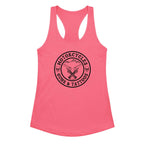 Motorcycles Guns And Tattoos Tank Top Womens Fitted Racerback - MGW Clothing