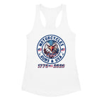 Motorcycles Guns And Usa 250Th Racerback Tank Womens Fitted - MGW Clothing