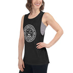 Motorcycles Guns And Bourbon Ladies Muscle Tank - MGW Clothing