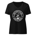 Motorcycles Guns And Jesus T Shirt Womens V Neck - MGW Clothing